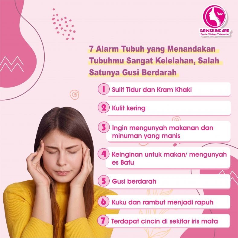 7 Alarm Tubuh yang Menandakan Tubuhmu Sangat Kelelahan, Salah Satunya Gusi Berdarah