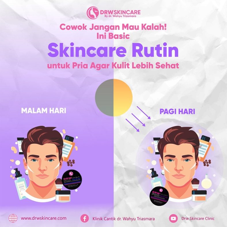 Cowok Jangan Mau Kalah! Ini Basic Skincare Rutin untuk Pria Agar Kulit Lebih Sehat