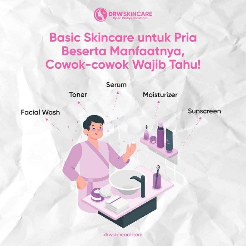 Basic Skincare untuk Pria Beserta Manfaatnya, Cowok-cowok Wajib Tahu!