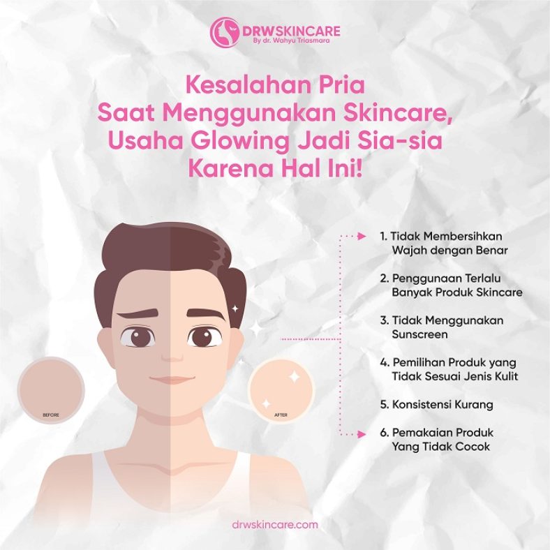 Kesalahan Pria Saat Menggunakan Skincare, Usaha Glowing Jadi Sia-sia Karena Hal Ini