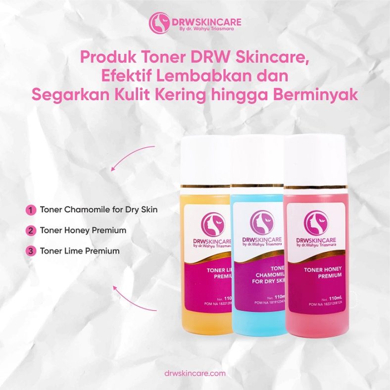Produk Toner DRW Skincare, Efektif Lembabkan dan Segarkan Kulit Kering hingga Berminyak
