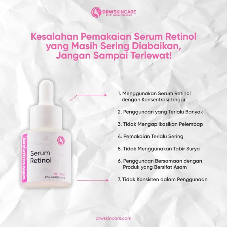 Kesalahan Pemakaian Serum Retinol yang Masih Sering Diabaikan, Jangan Sampai Terlewat!