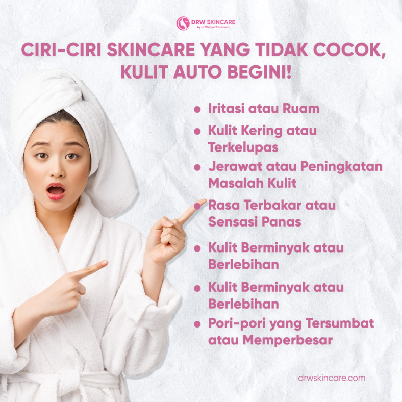Ciri-ciri Skincare yang Tidak Cocok, Kulit Auto Begini!