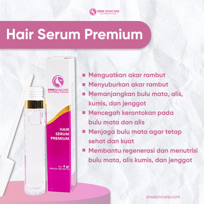 Rawat Bulu Mata dengan Hair Serum DRW Skincare, Auto Lentik dan Lebat!
