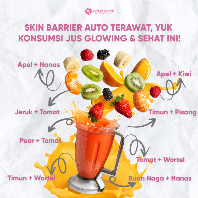 Skin Barrier Auto Terawat, Yuk Konsumsi Jus Glowing dan Sehat Ini!