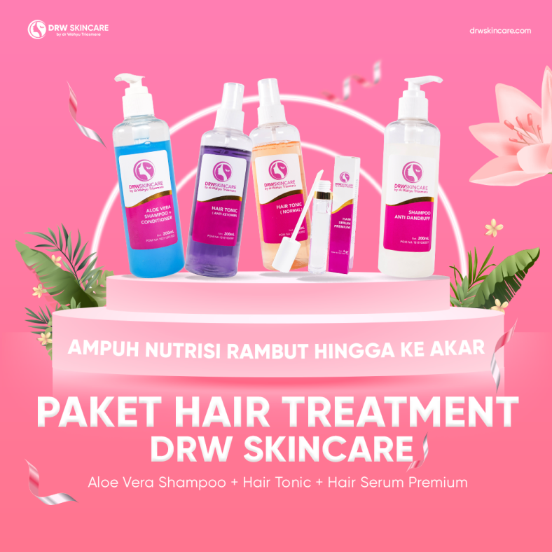 Paket Hair Treatment DRW Skincare, Ampuh Nutrisi Rambut Hingga ke Akar!