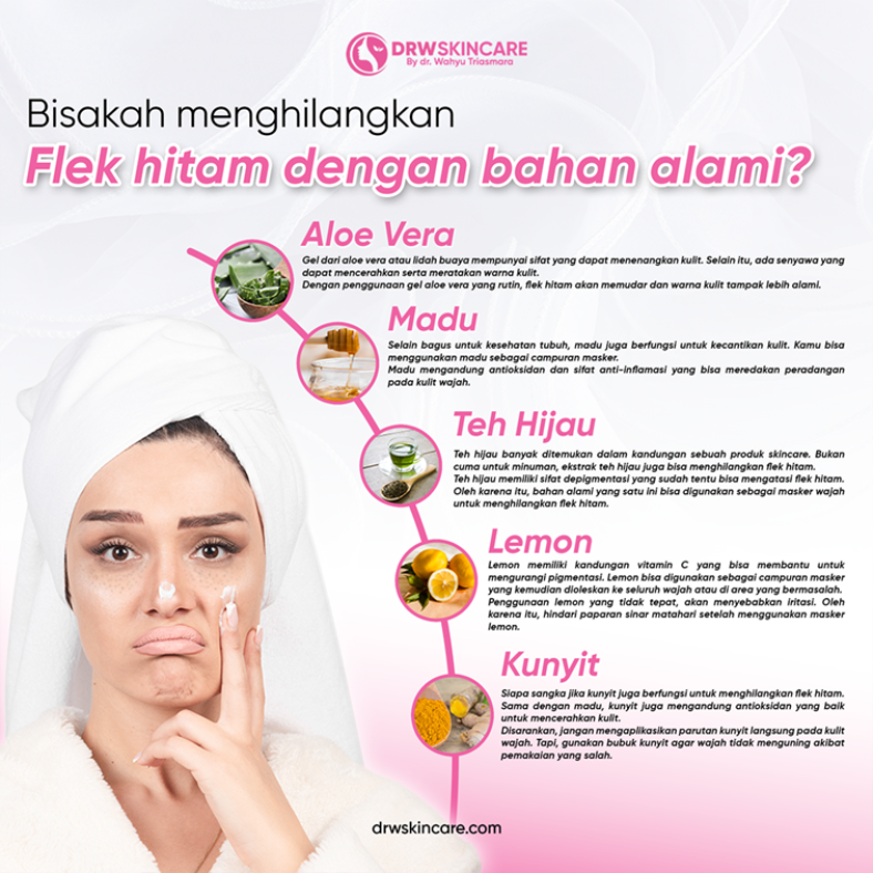 Bisakah Menghilangkan Flek Hitam dengan Bahan Alami? Ini Penjelasannya