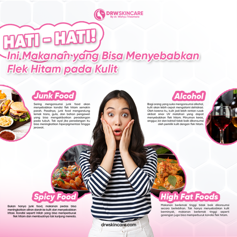 Hati-hati! Ini Makanan yang Bisa Menyebabkan Flek Hitam Pada Kulit