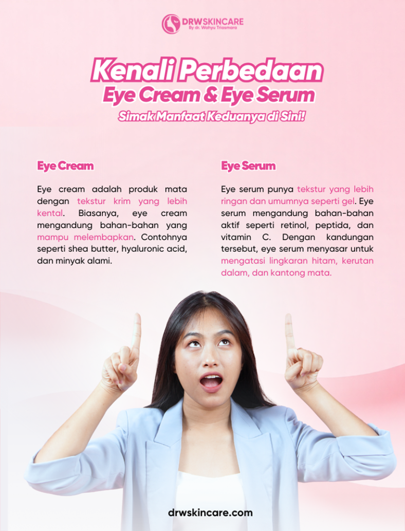 Kenali Perbedaan Eye Cream dan Eye Serum, Simak Manfaat Keduanya di Sini!