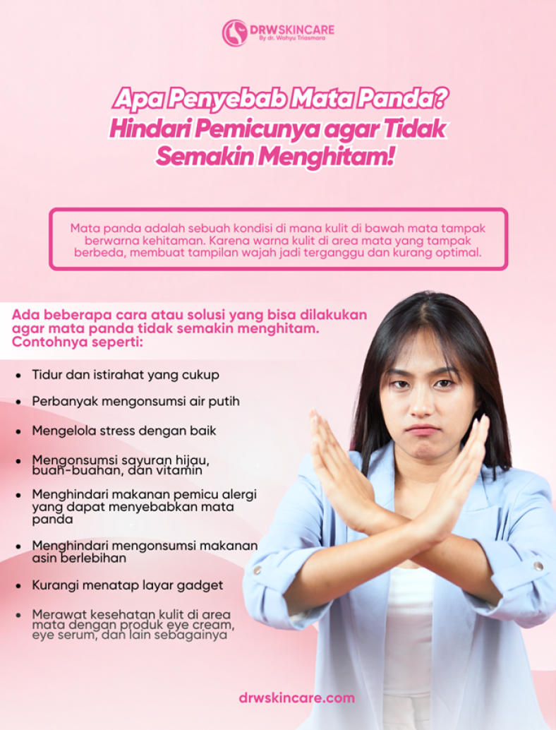 Apa Penyebab Mata Panda? Hindari Pemicunya agar Tidak Semakin Menghitam!