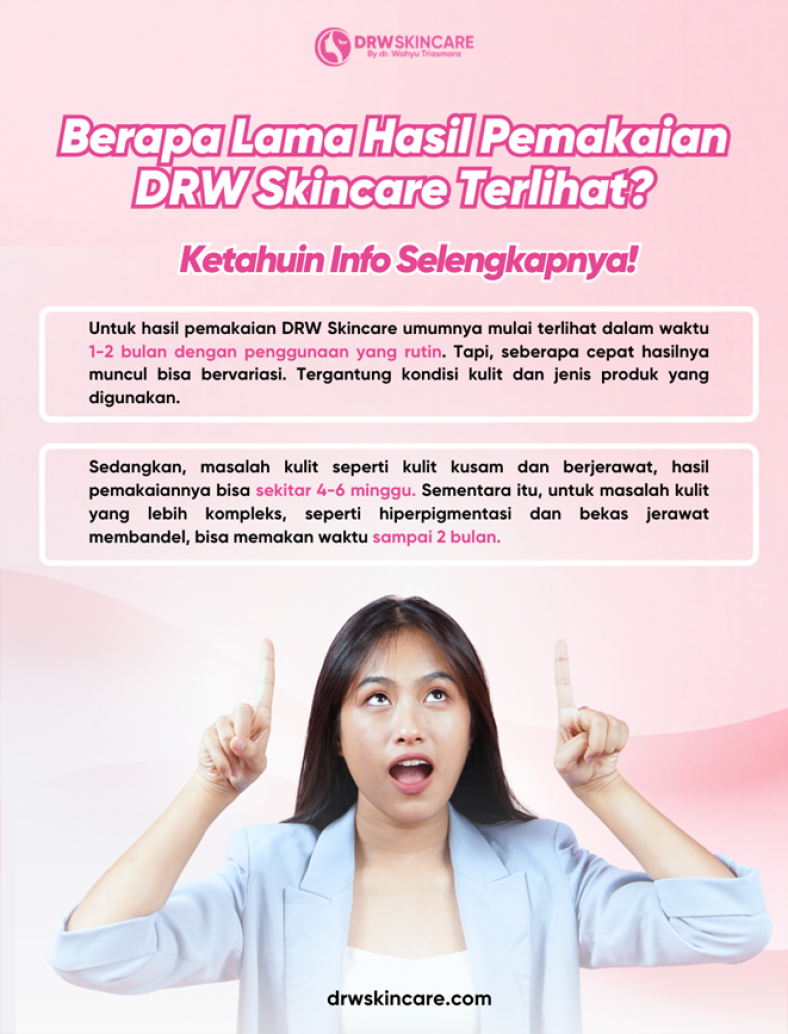 Berapa Lama Hasil Pemakaian DRW Skincare Terlihat? Ketahui Info Selengkapnya!